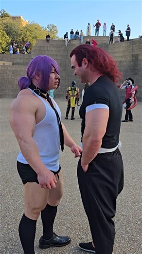 Bane Armstrong on Instagram: "Ogre vs Bomb Devil #anime #cosplay #memes #yujiro #reze Editing🎥 @justpids Yujiro👹 @loganchitwood"