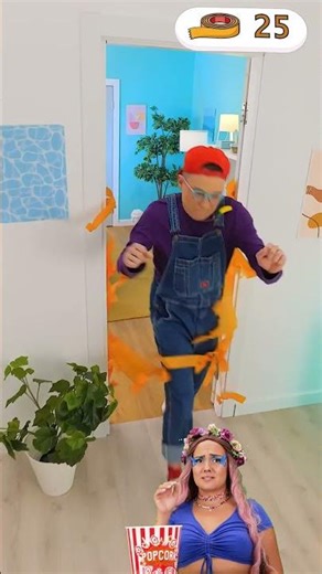 100 Layers of Tape Challenge: Hilarity Unleashed! 😂🎉