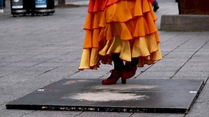 Woman Dancing Tap Dance Tango On Stock Footage Video (100% Royalty-free) 1027158953 | Shutterstock