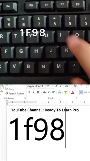 Type Lizard Symbol in MS Word Using Shortcut Key