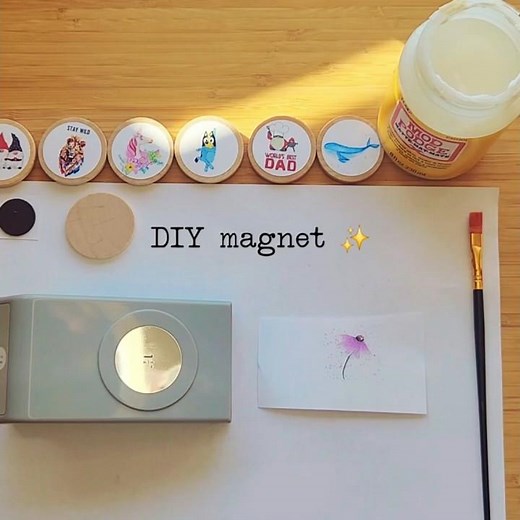 DIY Matching Magnet – Easy Craft Idea to Pair with Greeting Cards!