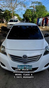 4.7K views · 39 reactions | Toyota vios 2012 model Manual transmission all power 225K PRICE!! 5 DAYS WARRANTY | MTVcars-Auto Garage | Facebook