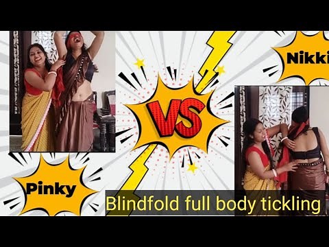Blindfold full body tickling challenge/full body tickling challenge