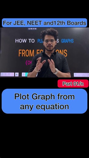 Plot Graph from Any Equation 📈 | JEE, NEET & Class 12 Physics/Chemistry | Part 1