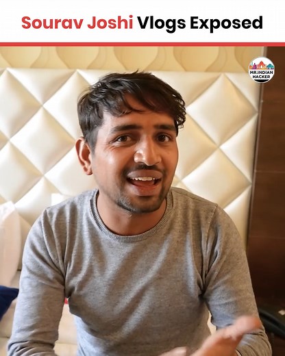 Sourav Joshi Vlogs Exposed . . #mrindianhacker #FbVideo #FBViral #souravjoshi | Mr. Indian Hacker