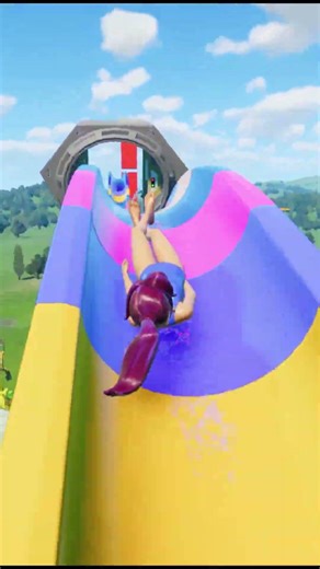 This Slide Is a Cry for Help 😭 | Planet Coaster 2 #slides #waterpark