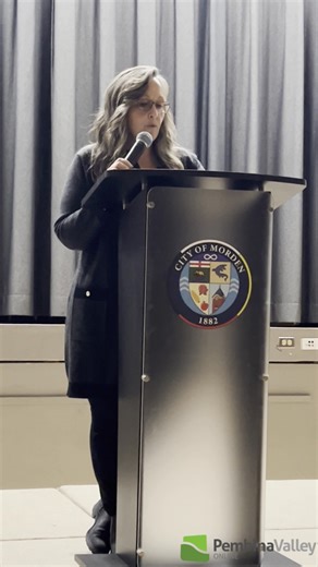 Morden Fire & Rescue Chief Andy Thiessen's retirement celebration drew community members, firefighter colleagues, city staff, and council members to bid him farewell, share one last hug, and express gratitude for his 30 years of service to the City of Morden. Read more at our website #PembinaValleyOnline! | The Eagle 93.5