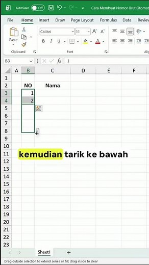 How to Create Automatic Sequential Numbers in Excel #computertutorial #excel #exceltricks #excelt...