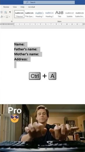 CREATE FORMS IN MS WORD INSTANTLY 🤔 #viralvideo #computerzone #computereducation #video #shorts
