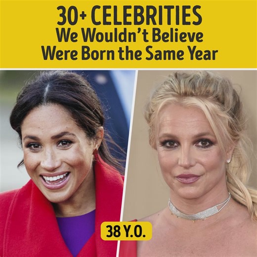 37K views · 68 reactions | 30+ Celebrities We Wouldn’t Believe Were Born the Same Year | Bright Side | Facebook
