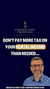 Don’t pay more tax on your rental income than needed… Follow (me) @TheAssetProtectionGuy For More📚 This is just a quick overview, if You need further Information visit the link in my bio 🔗 - #estateplanning #estateplan #estateplanning101 #asset #assetprotection #trusts #will #wills | The Asset Protection Guy