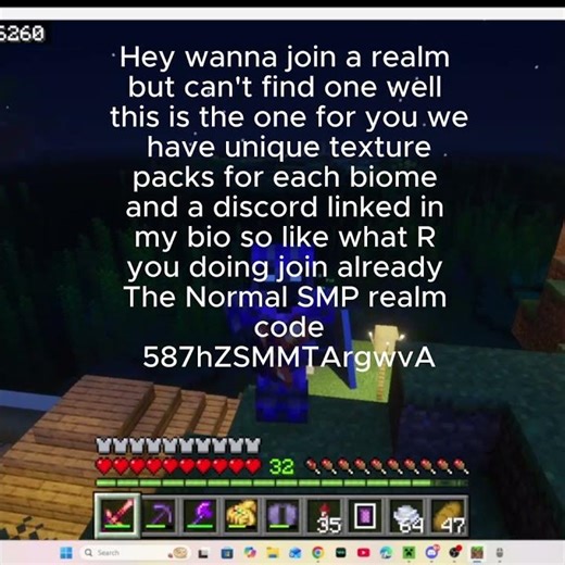 Realm code #minecraft #shorts #minecraftrealms#join #minecraftbedrock #shortsvideo