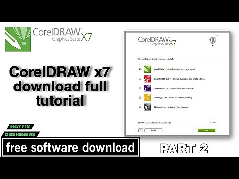 Coreldraw X7 free software downloads video and full tutorial guides