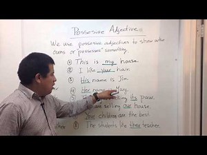 Possessive Adjective en el Inglés