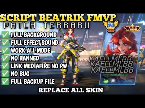 Script Skin Beatrix FMVP - Kelra No Password | Full Effect Voice | Patch Terbaru