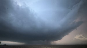 3.9K views · 47 reactions | Barber pole updraft with major supercell thunderstorm near Utica, Kansas that produced softball-sized hail and a landspout tornado earlier via Matthew Cappucci. See if you can spot the landspout! | MyRadar Weather Radar | Facebook