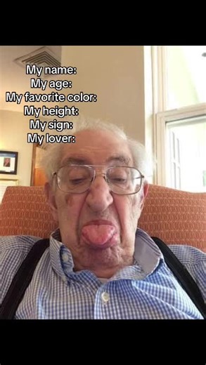 About me🙂 #gettoknowme #unc #silly #grandpa #alfred | periwinkle color