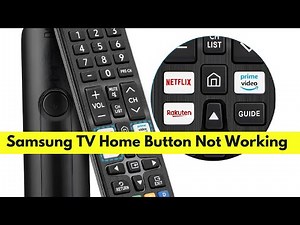 Samsung TV Home Button Not Working - How to Fix? [How to Fix Home Button Not Working on Samsung TVs]