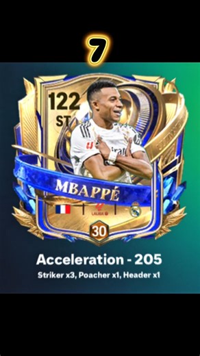 BEST ACCELERATION CARD'S IN FCMOBILE | NO 1 WILL SHOCK YOU | TOP 10 ACCELERATION CARD'S IN FCMOBILE