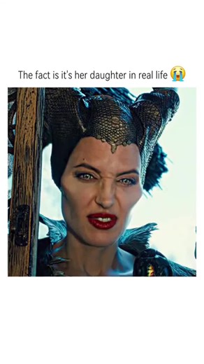 Moviewatcher on Instagram: "The fact is it's her daughter in real life 😭 Credit: unknown Maleficent (2014) reimagines the classic Sleeping Beauty story by telling it from the perspective of its iconic villain. The film follows Maleficent, a powerful fairy who lives peacefully in a magical forest until she is betrayed by a human she once loved, Stefan, who cuts off her wings to gain the throne. Heartbroken and consumed by rage, Maleficent curses Stefan’s newborn daughter, Aurora, causing her to 