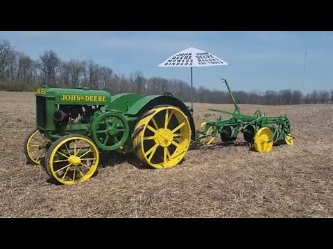 1924 John Deere D | First hook up to 5C plow