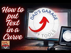 How to put Text in a Curve Vectric Vcarve, Aspire