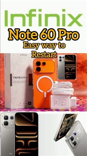 Infinix note 60 pro how to Restart and Power Off very easy method new update