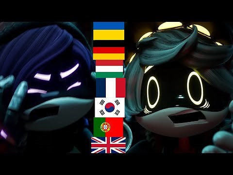 N and Uzi screaming "That Was Your Mom!" in different Languages | Murder Drones Ep.7