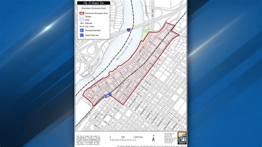 Civil exclusion zone in effect: Oregon City targets repeat offenders in downtown area