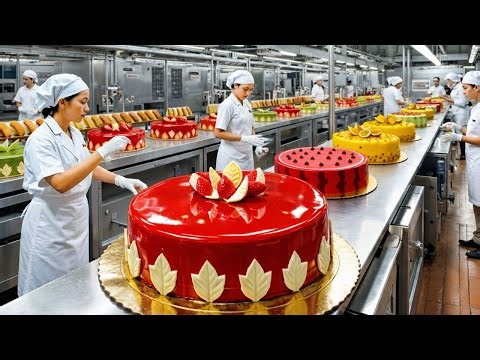 How Master Bakers Craft Perfection: Inside a Modern Cake Factory