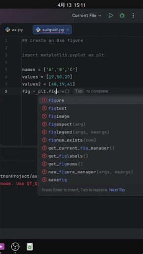 Create an 8x6 figure #highlights #python #code #highlights#coding #programming @pythonhelpline