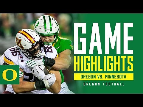 Oregon Football vs Minnesota | Game HIGHLIGHTS (2025)