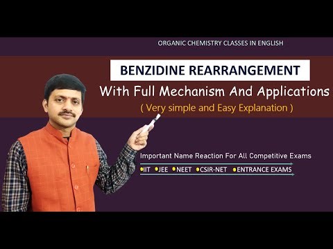 Lecture19 I Benzidine Rearrangement I Name Reactions I Organic Chemistry