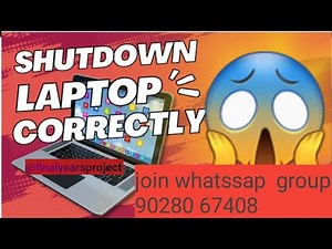 How to Shut Down Your Laptop Properly | Step-by-Step Guide to Shut Down Windows Laptop"