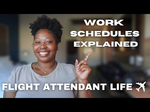 Flight Attendant WORK SCHEDULE EXPLAINED | REGIONAL AIRLINE