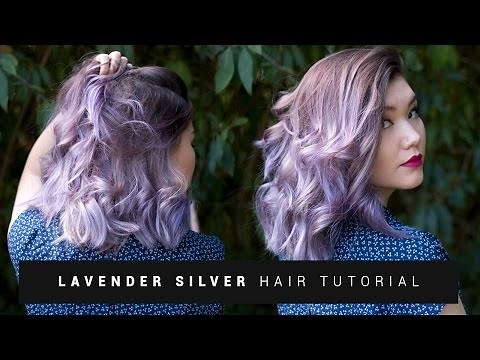 LAVENDER SILVER HAIR TUTORIAL // talk-through