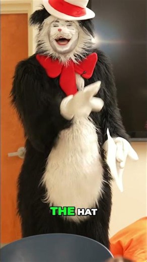 Cat in the Hat Crashes the Office Party #shorts