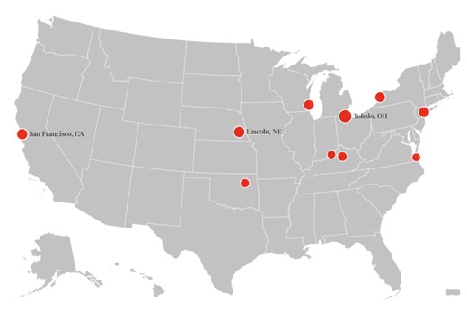 Map Reveals Top 10 Cities Where Home Prices Increased Most