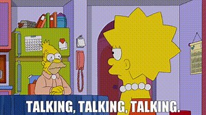 Talking, talking, talking.