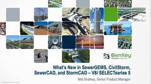 Lo nuevo en SewerGEMS, SewerCAD, CivilStorm, y StormCAD V8i (SELECTseries 5)
