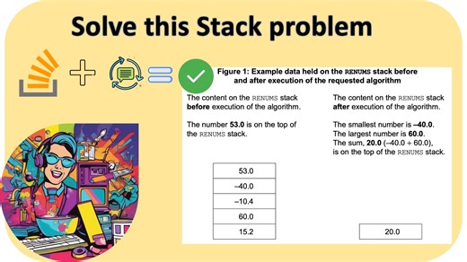 Solve this STACK problem from the IBDP CS Exam 栈（Stack）—— 抽象数据结构