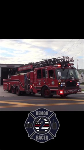 Demonracer2 on Instagram: "North Wildwood Fire Department Ladder 2 @northwildwoodfire responding. • • Help support DR2 on patreon www.patreon.com/Demonracer2 Additional photos can be found at demonracer2.smugmug.com • • • • • • #Fire #Firetruck #Firetrucks #fblifestyle"