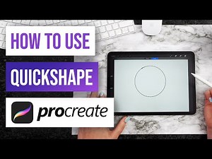 🔶 How to use Quickshape in ProCreate