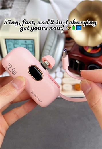 Mini Power Bank: Fast Charging on the Go!