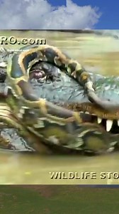 6.3K views · 53 reactions | crocodile attacks python | Animal Channel Videos | Facebook