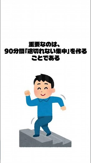 人間の集中力の限界に合わせたワークサイクルの構築