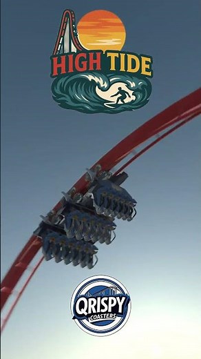 High Tide • Beyond Vertical Dive Coaster Concept • NoLimits 2 Simulation