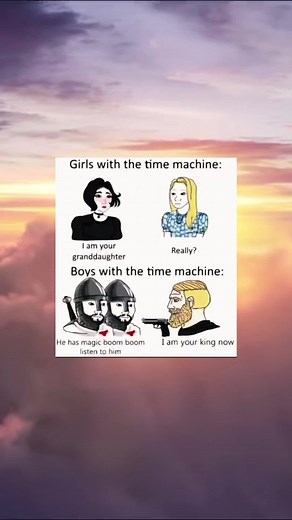 Exploring Time Travel with Illustrated Characters