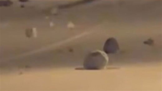 Upstate New York sees pre-rolled snowballs