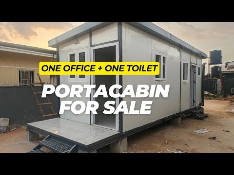 Portacabin For Sale In Nigeria. 6.9 Metres By 2.4 Metres With One Office And One Toilet.